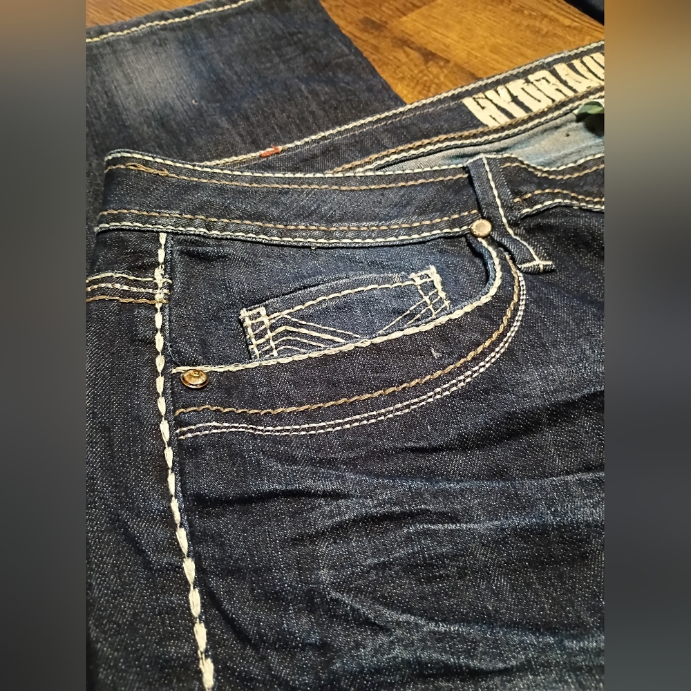 Hydraulic Brand Women's Jeans Size 20 "Nolita" Curvy Slim Boot Cut Pre-owned - Picture 4 of 11